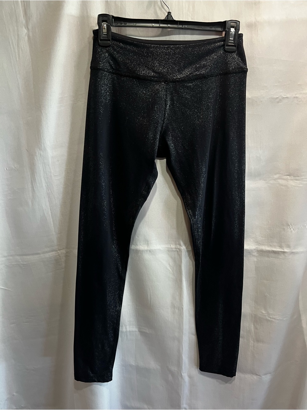 Beyond Yoga Black Metallic Leggings Size Medium